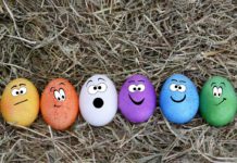 Ostereier bemalen mal anders