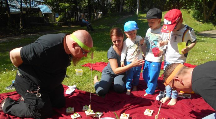 Vater-Kind-Nachmittag der Johanniter ist ein voller Erfolg