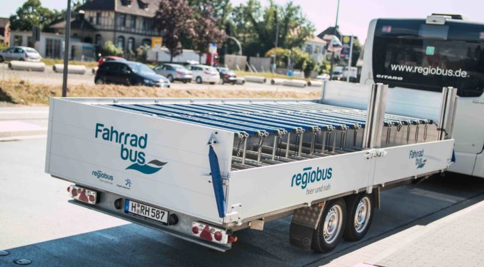 Mit Bus und Fahrradanhänger rund um das Steinhuder Meer