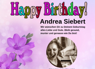 Alles Gute zum Geburtstag, Andrea!