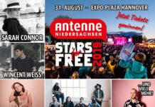 Jetzt Tickets für STARS for FREE am 31. August auf der Expo Plaza in Hannover gewinnen!