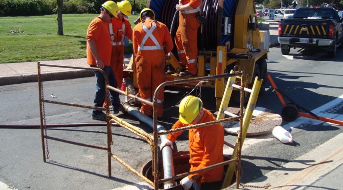 Untersuchung der Kanalisation in der B441