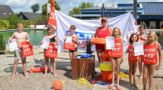Ferienpassaktion der DLRG Wunstorf im Naturerlebnisbad Luthe