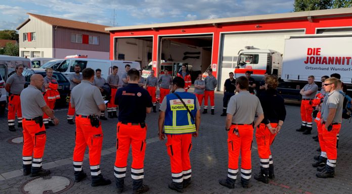 Langer Einsatz – kurze Nacht: Ehrenamtliche Johanniter unterstützen bei Bombenräumung in Hannover