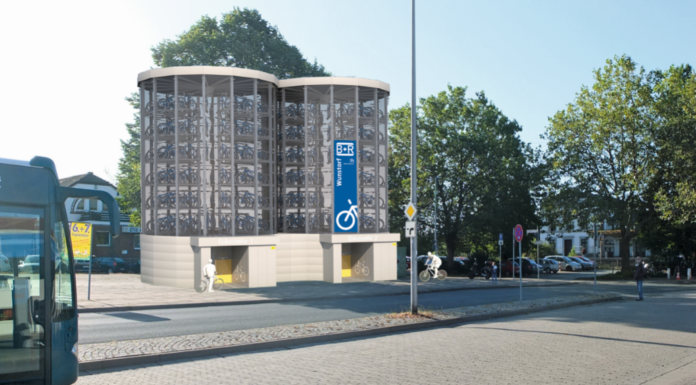 Region plant vollautomatisches Fahrradparkhaus für Wunstorf