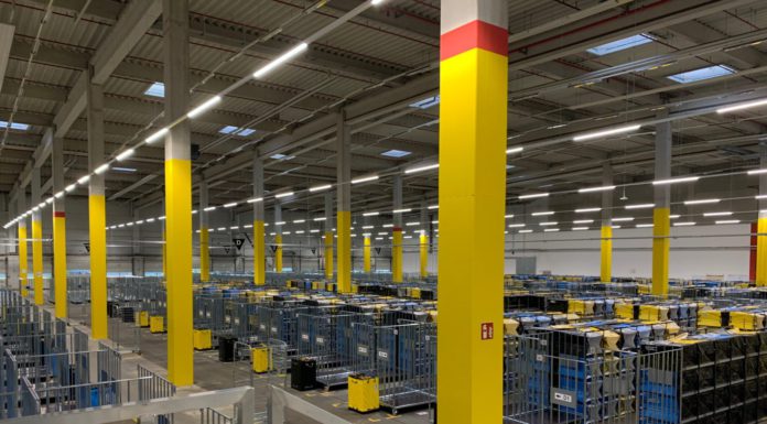 Besuch im Amazon Verteilzentrum in Wunstorf