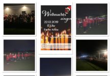 Rund 400 Gäste nahmen am ersten Weihnachtssingen des 1.FC WUNSTORF in der BARNE ARENA teil.