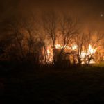 Brand in der Gartenkolonie in Steinhude