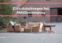 Coronavirus: Einschränkungen bei Abfallentsorgung