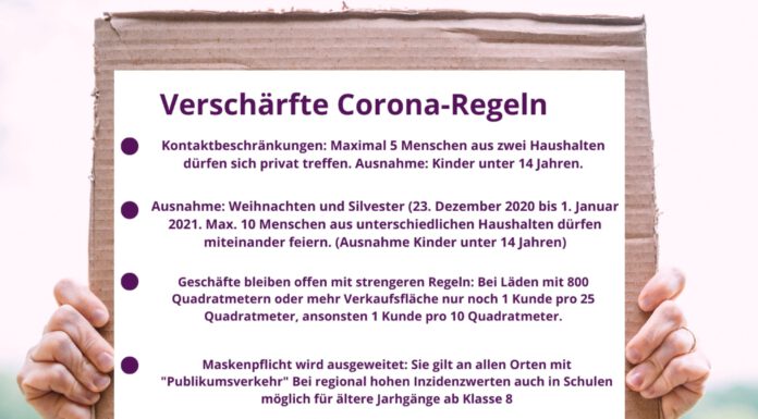 Neuer Bund-Länder-Beschluss – Kontaktbeschränkungen, Wirtschaft, Weihnachten, Silvester – was ist erlaubt, was verboten?