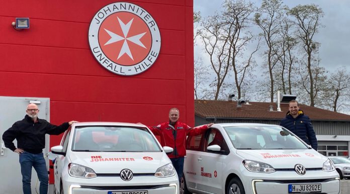 Erste Elektrofahrzeuge bei den Johannitern im Einsatz