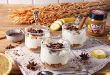Erdnuss-Bananen-Cheesecake Dessert – Zubereitet mit: Calvé