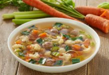 Gemüsesuppe mit Fleischklößchen – Zubereitet mit: Knorr