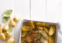 Gefüllter Lammbraten – Zubereitet mit: Knorr