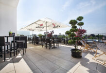 Public Viewing über den Dächern Neustadts