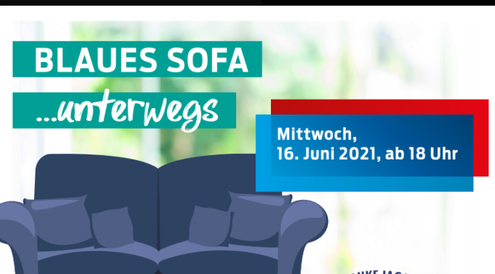 Region reist mit einem blauen Sofa durch die Kommunen: Talkformat zum 20-jährigen Bestehen macht am 16. Juni Station in Wunstorf