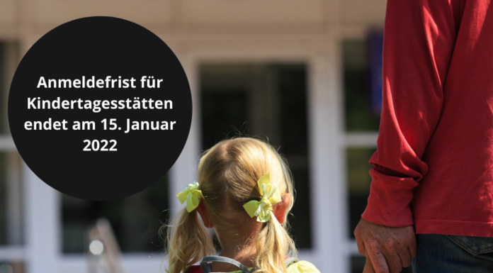 Anmeldefrist für Kindertagesstätten endet am 15. Januar 2022