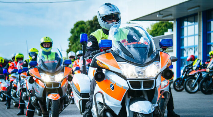 Motorradstaffeln der Johanniter gehen in die Winterpause