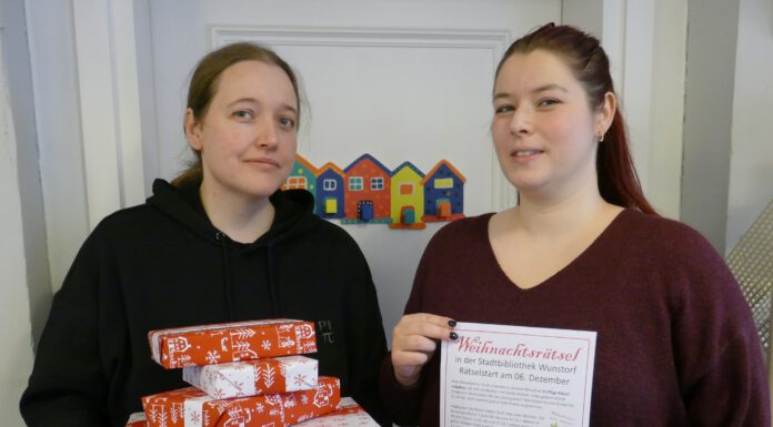 Weihnachts-Rätselaktion für Kinder in der Stadtbibliothek Wunstorf