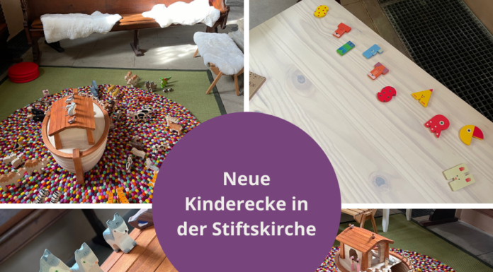 Neue Kinderecke in der Stiftskirche