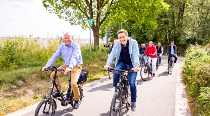 Mittelstandsunion Niedersachsen mit Sebastian Lechner auf Fahrradtour am Steinhuder Meer