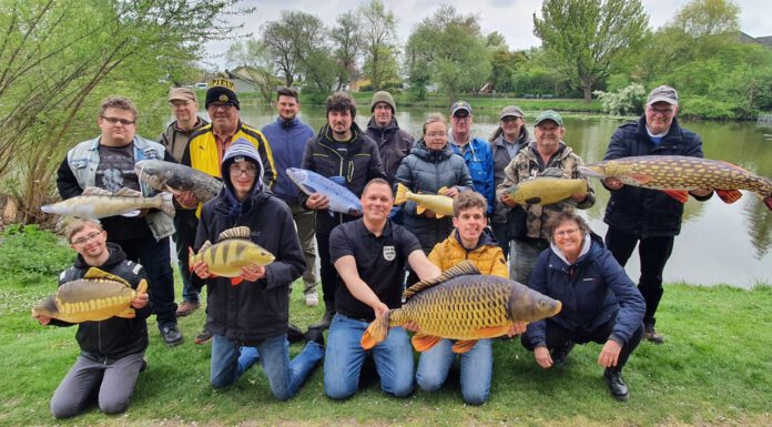 Inklusionsprojekt „Gemeinsam Freizeit gestalten“ – Angel-Schnupperkurs in Luthe kam gut an – Wiederholung geplant