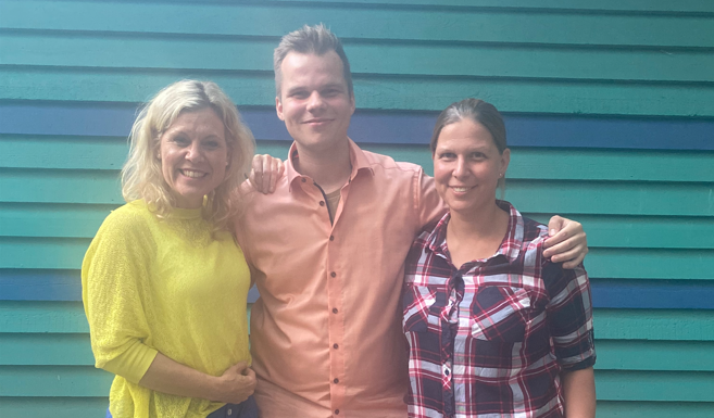 Veranstaltung „Pizza und Politik“ auf dem Bau-Hof mit Schamber und Osigus