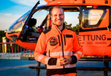 Garbsener Notfallsanitäter Philipp Petzold verstärkt das Team des Rettungshubschraubers Christoph 4