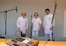 Wann ist ein Notfall ein Notfall? Das Klinikum Region Hannover gibt Antworten im Podcast Spezialisten für medizinische Notfälle aus dem KRH Klinikum Mitte: (v. l.) Kardiologe Prof. Dr. Andreas Franke, Unfallchirurg PD Dr. Marc Schult und Neurologe Dr. Gabriel Welte. Foto: KRH