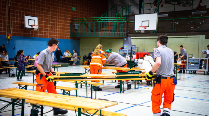 Johanniter bei Evakuierung in Langenhagen im Einsatz