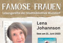 “Zwischen den Meeren“ – Lena Johannson liest am 21. Juni 2023 in der Stadtkirche “Zwischen den Meeren“ - Lena Johannson liest am 21. Juni in der Stadtkirche