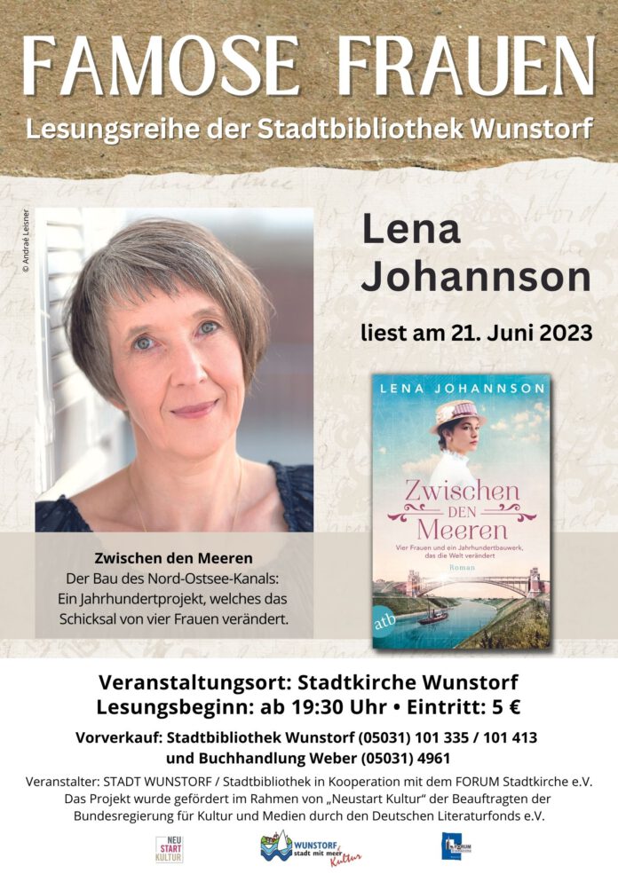 “Zwischen den Meeren“ - Lena Johannson liest am 21. Juni in der Stadtkirche