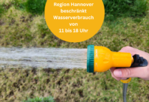 Wegen allgemeiner Trockenheit – Region Hannover beschränkt Wasserverbrauch von 11 bis 18 Uhr Wegen allgemeiner Trockenheit - Region Hannover beschränkt Wasserverbrauch von 11 bis 18 Uhr