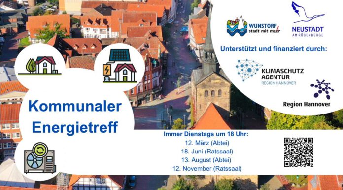 Energietreff in Wunstorf – regelmäßig, kostenfrei, unverbindlich und lokal informieren Energietreff in Wunstorf - regelmäßig, kostenfrei, unverbindlich und lokal informieren