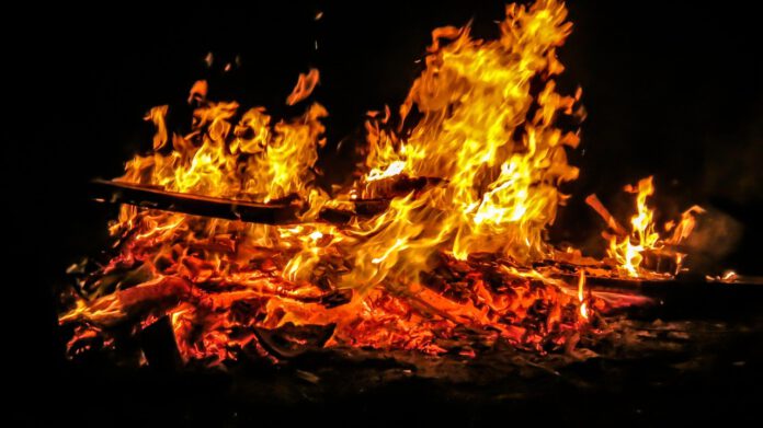 Diesjährige Osterfeuer in den Ortschaften von Wunstorf