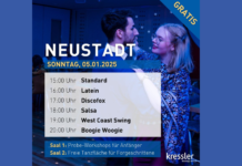 Mit Schwung ins neue Jahr starten: Kostenlose Tanz-Workshops für Anfänger Fortgeschrittene! Mit Schwung ins neue Jahr starten: Kostenlose Tanz-Workshops für Anfänger Fortgeschrittene!