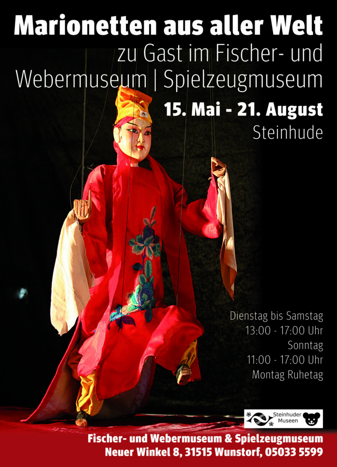 Die Ausstellung "Marionetten aus aller Welt" im Fischer- und Webermuseum Steinhude zeigt die Faszination der Marionetten pur