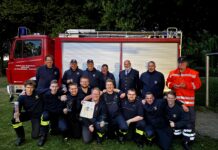 Die freiwillige Feuerwehr Bokeloh feiert ihr 100 jähriges Bestehen mit einem spannenden Wettbewerb, an dem zahlreiche Mannschaften teilnahmen
