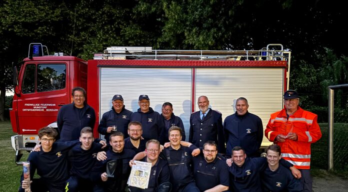 Freiwillige Feuerwehr Bokeloh feiert 100-jähriges Bestehen mit spannendem Wettbewerb Die freiwillige Feuerwehr Bokeloh feiert ihr 100 jähriges Bestehen mit einem spannenden Wettbewerb, an dem zahlreiche Mannschaften teilnahmen