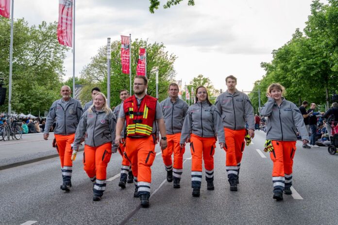Der Einsatz der Johanniter beim Kirchentag in Hannover umfasste 10.000 Stunden für Sicherheit und Betreuung der Gäste