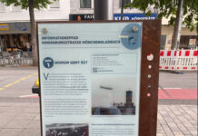 Informationspfad Hindenburgstraße in Mönchengladbach nach Wunstorfer Modell Anfang Juli eröffnet