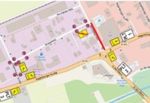 Die halbseitige Sperrung der Straße Am Hohen Holz für Umlegungsarbeiten an der Wasserleitung wird ab dem 09.07.2025 beginnen