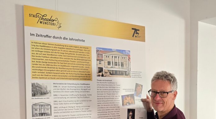 Kinotag zur Jubiläumsfeier: 75 Jahre Stadttheater Wunstorf mit vielen Highlights Der Kinotag zur Jubiläumsfeier: 75 Jahre Stadttheater Wunstorf bietet ein abwechslungsreiches Programm für Film- und Musikliebhaber