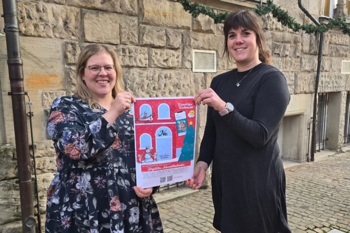 Wunstorfer Weihnacht mit Adventskalender und Weihnachtsmann