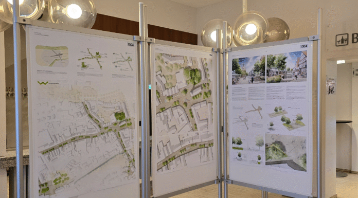 Öffentliche Ausstellung zeigt Wettbewerbsergebnisse zur Innenstadtgestaltung Öffentliche Ausstellung zeigt Wettbewerbsergebnisse zur Innenstadtgestaltung und bietet direkten Kontakt zu Stadtbaurat Wollny