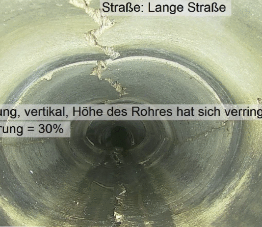 Untersuchung zeigt: Kanalbrüche und Undichtigkeiten unter der Fußgängerzone entdeckt Eine Untersuchung zeigt: Kanalbrüche und Undichtigkeiten unter der Fußgängerzone müssen dringend saniert werden