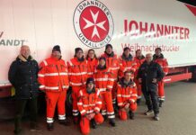 Pakete für die Ukraine – Johanniter-Konvoi bringt 5000 Pakete zur Verteilbasis in Rumänien Wundertüten für die Ukraine: Johanniter-Konvoi bringt 5000 Pakete nach Rumänien und unterstützt Bedürftige vor Ort