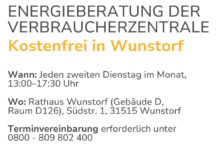 Kostenfreie Energieberatung in Wunstorf ab März 2026 für alle Bürger Energieberatung der Verbraucherzentrale: Kostenlose Hilfe für alle Bürger im Rathaus. Informieren und profitieren