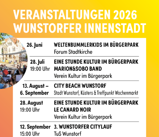 Innenstadt-Veranstaltungsflyer 2026 ist da: Termine und Vielfalt – online und analog Innenstadt-Veranstaltungsflyer 2026 ist da: Wo er ausliegt, wer die Termine macht und was Citymanagerin zum Programm Tanja Berg sagt