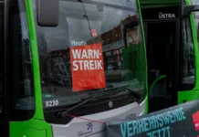 Busse und Bahnen der ÜSTRA werden 2-tägig bestreikt – 20. und 21.04.2026, regiobus nur dienstags ÜSTRA wird zweitägig bestreikt: Am 20. und 21. April 2026 fahren keine Busse und Bahnen; regiobus nur am Dienstag